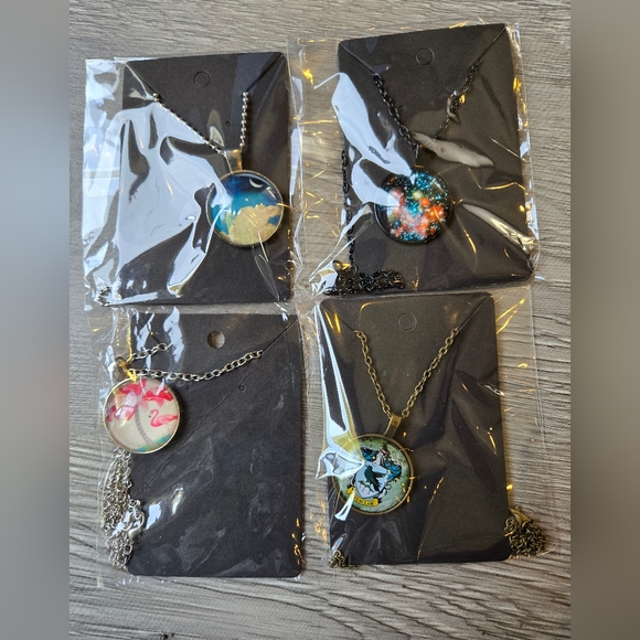 Lot of 25 Cabochon Necklaces – Perfect for Resellers & Gift-Givers - Picture 2 of 7